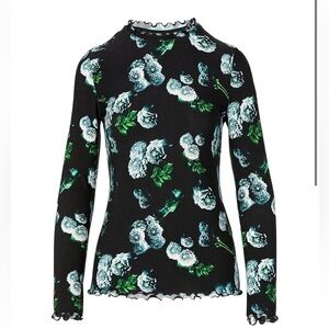 NWT Jonathan Cohen Lettuce Edge Shirt in colorway Dalia (Size:M)